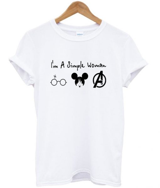 i'm a simple woman t-shirt