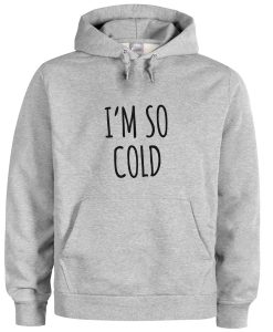 i'm so cold hoodie