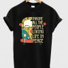 imagine all the people living life in peace t-shirt