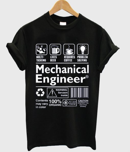 mechanical engineer t-shirt