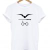 owl wand and glasses harry potter t-shirt