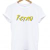 retro font t-shirt