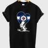 snoopy hockey sport t-shirt