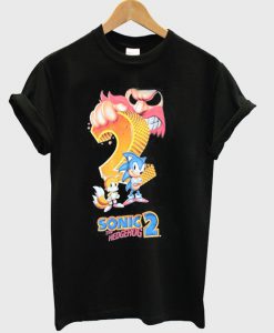 sonic the hedgehog 2 t-shirt