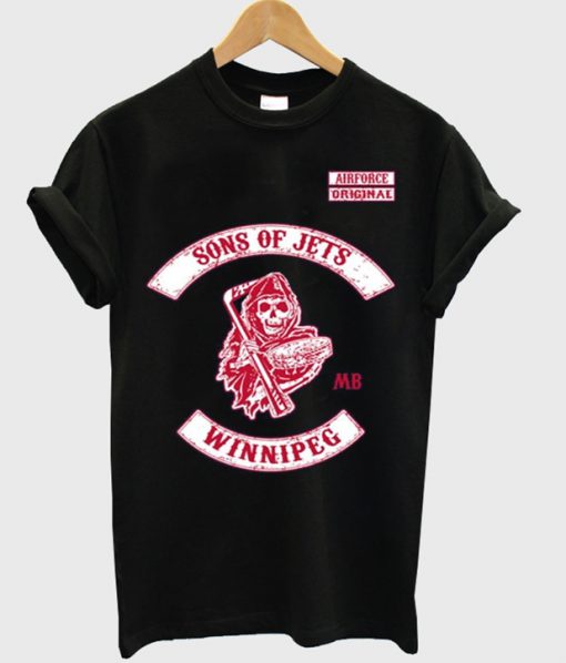 sons of jets winnipeg t-shirt