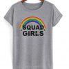 squad girls rainbow t-shirt