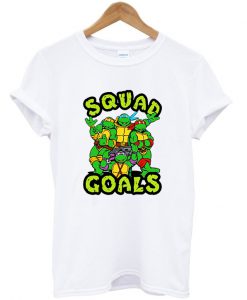 squad goals ninja turtle t-shirt