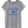 dillon football t-shirt