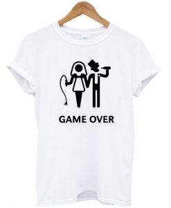 game over married t-shirt