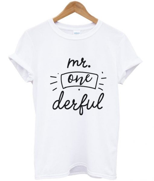 mr onederful t-shirt