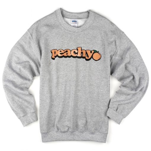 peachy sweatshirt