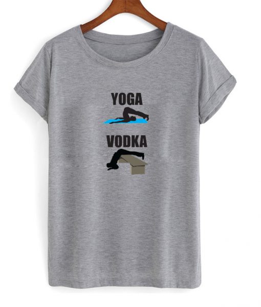 yoga vs vodka t-shirt