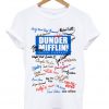 dunder mifflin the office t-shirt