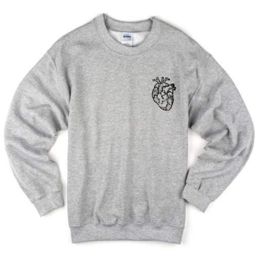 heart sweatshirt