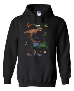 jurassic park classic dino hoodie