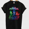 pj masks daddy of the birthday boy t-shirt