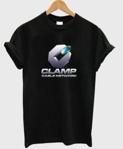 clamp cable network t-shirt