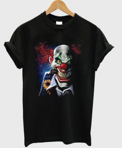 creepy joker claws t-shirt