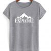 explore t-shirt