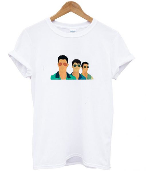 jonas brothers three chick t-shirt