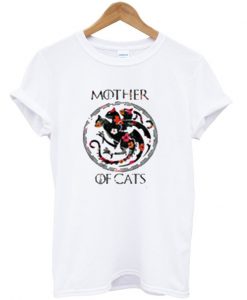 mother of cat t-shirt