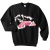 snake mouth sweatshirt