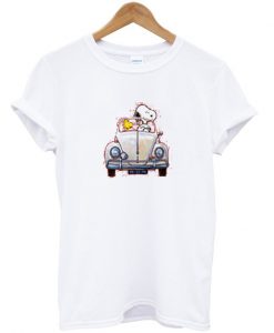 snoopy and woodstock t-shirt