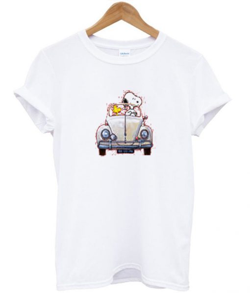 snoopy and woodstock t-shirt