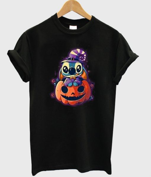 stitch and pumpkin t-shirt