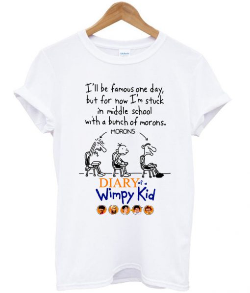 diary of a wimpy kid movie t-shirt