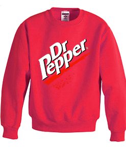 dr pepper logo sweatshirt