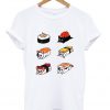 frenchie sushi t-shirt