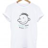 laugh more worry less t-shirt