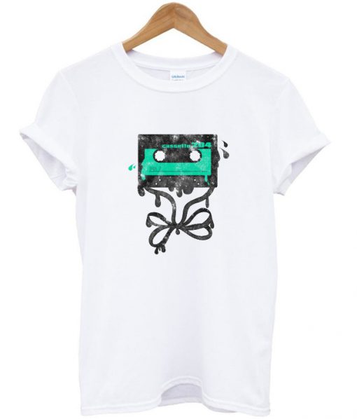 melting cassette t-shirt