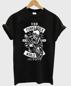 punk rock world t-shirt