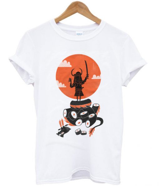 samurai sushi t-shirt