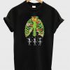 santa skeleton t-shirt