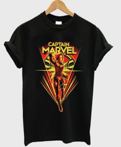 captain marvel flying V t-shirt