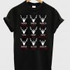 deer dasher t-shirt