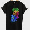 flower rainbow t-shirt