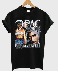 2 pac shakur 1996 makaveli t-shirt