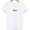 baby letter t-shirt