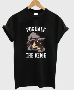 pugdalf the beige t-shirt