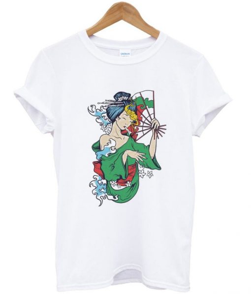 geisha girl t-shirt