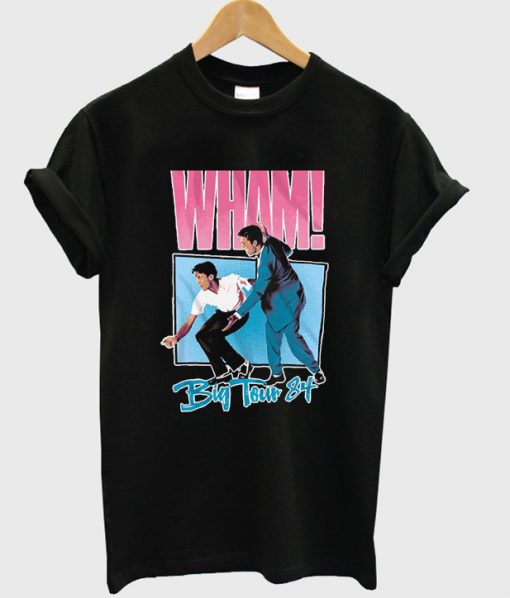 wham big tour 84 t-shirt