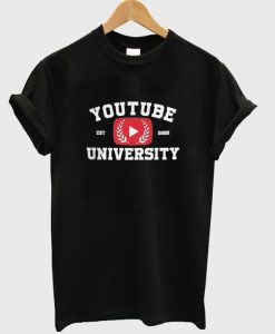 youtube university t-shirt