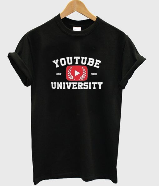 youtube university t-shirt