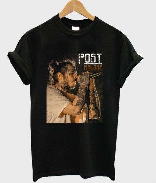 post malone singing t-shirt