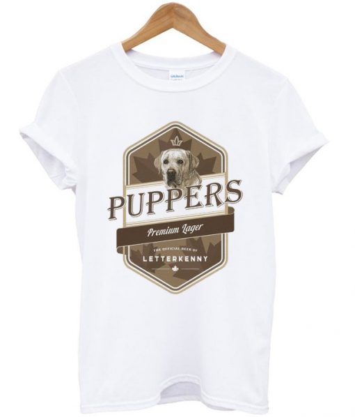 puppers premium lager t-shirt