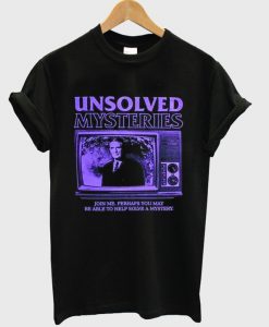 unsolved mysteries t-shirt